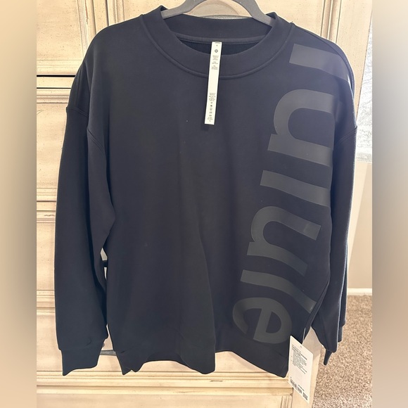 lululemon athletica Tops - Lululemon Perfectly Oversized Crew *Logo